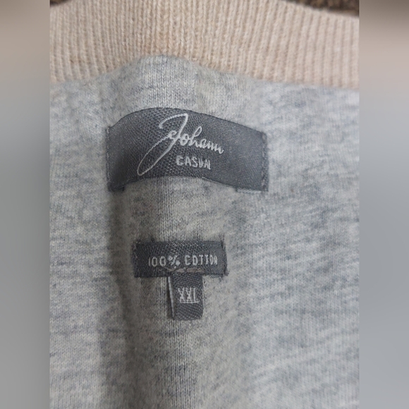 Johann Konen Men's Pullover Designer Sweater Size XXL Classic Preppy V-neckline - Picture 4 of 14